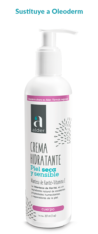Alder Crema Hidratante Piel Seca y Sensible 207ml. Sustituye a Oleoderm